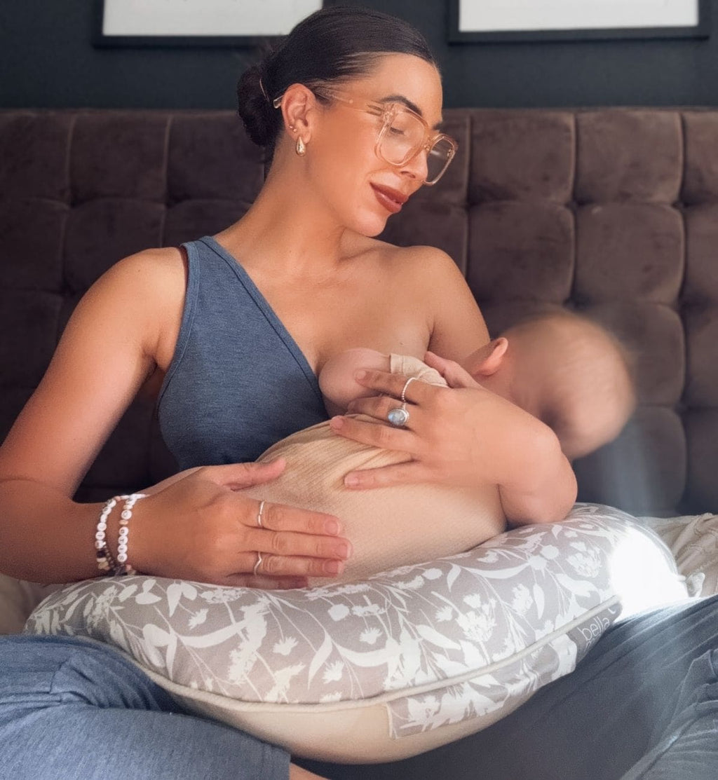 Mini Moon Nursing Pillow in Foraged Herbs