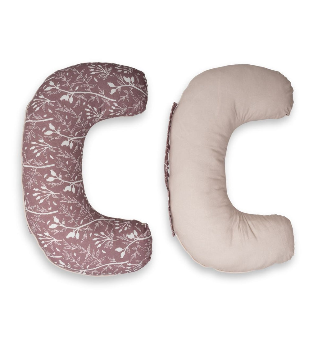 Mini Moon Nursing Pillow in Rosehip