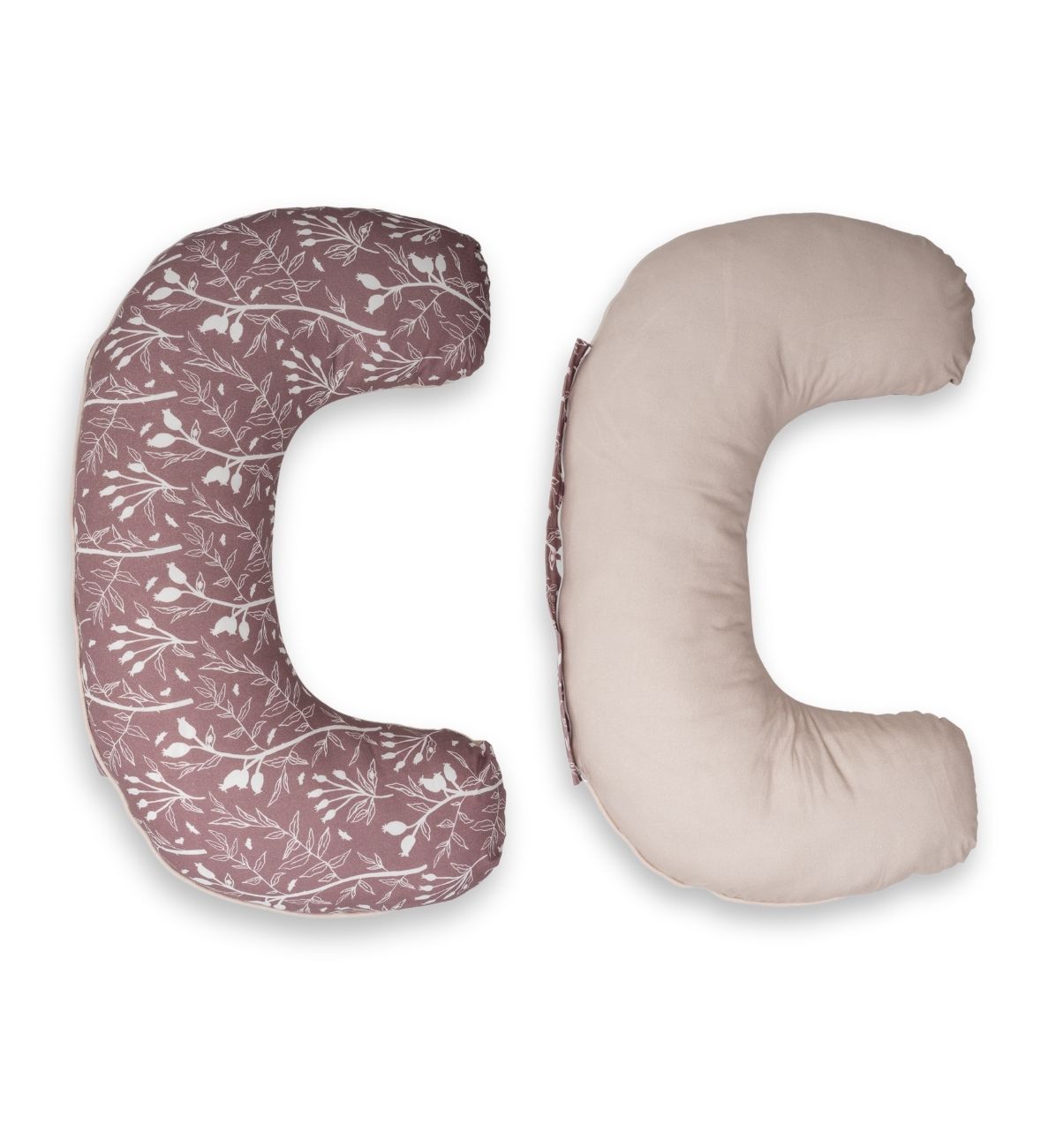 Mini Moon Nursing Pillow in Rosehip