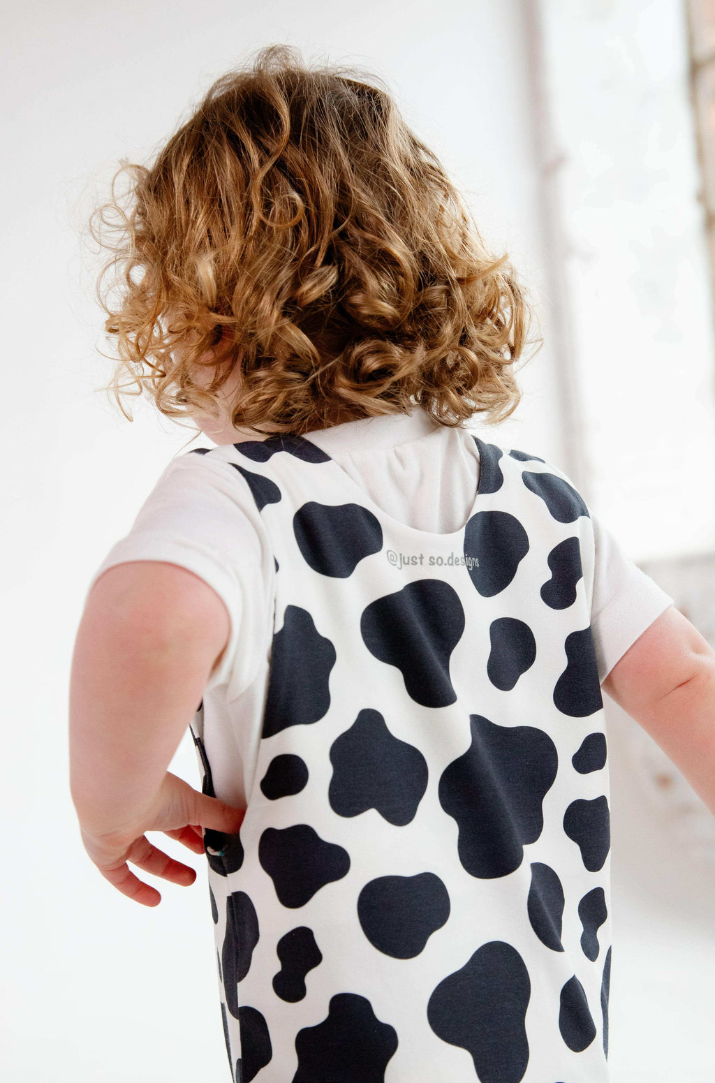 Cow Print Animal Romper for Babies and Children