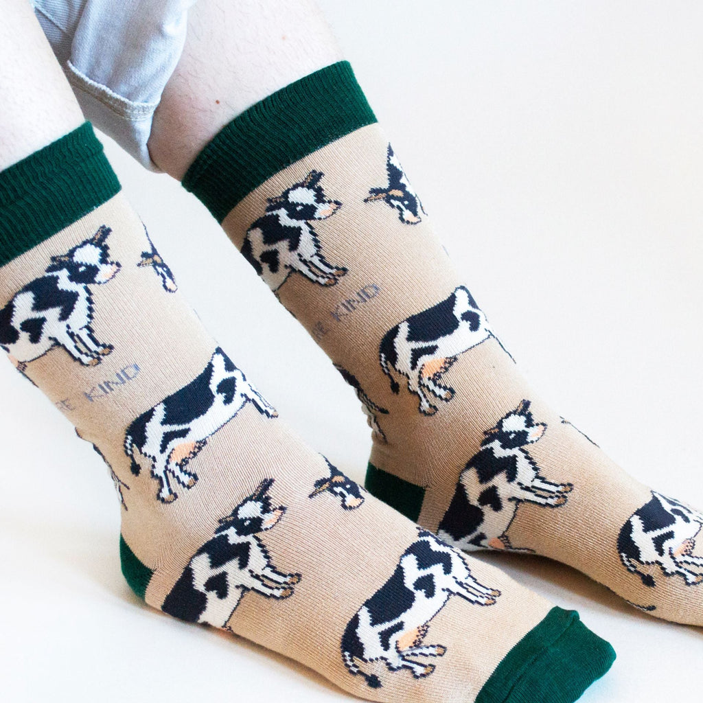 Green Cow Bundle of 2 Bamboo Socks