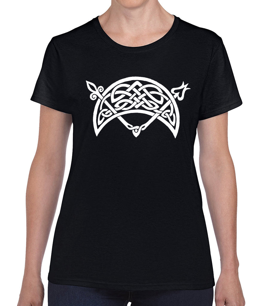 Ladies Pictish Crescent And V Rod T-shirt