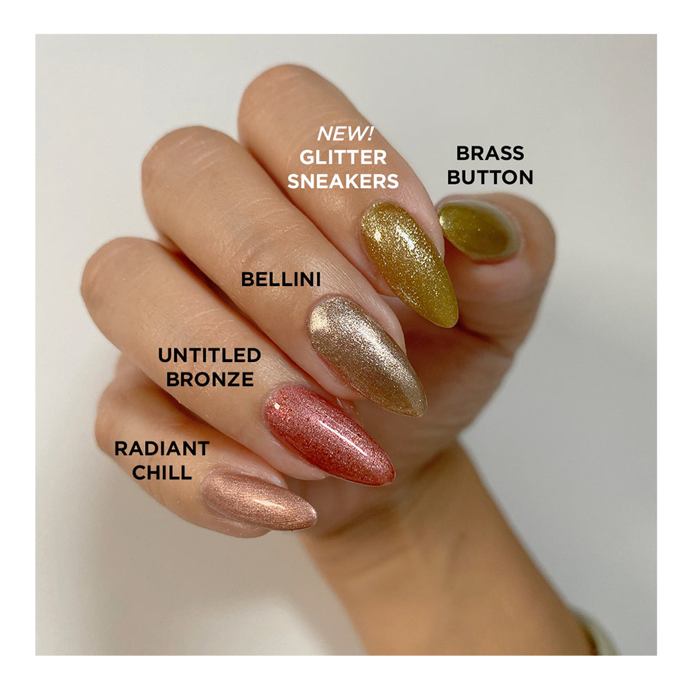 Bellini Nail Polish 15ml Shimmery Bronze Gold