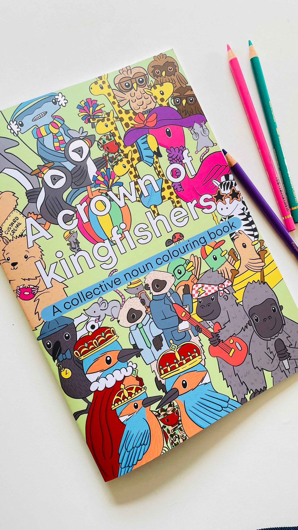 A Crown of Kingfishers Colouring Book