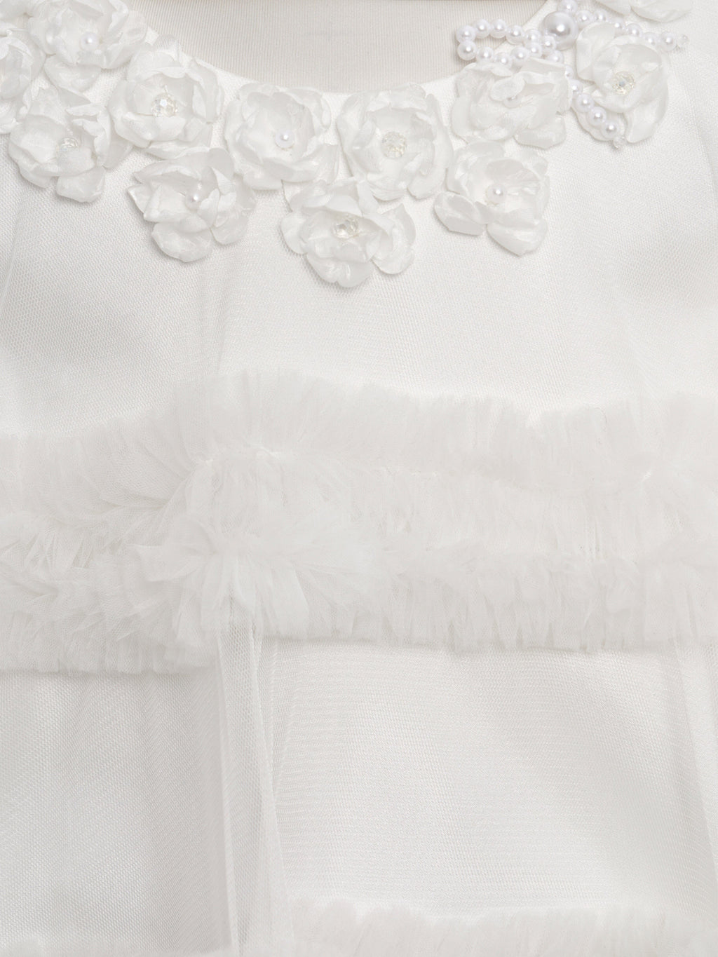 Dress & Fleur Girls Occasion Dress with Headband in Ivory