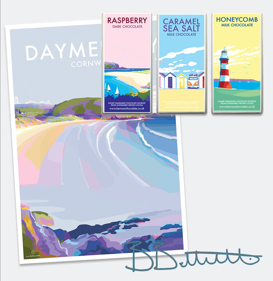 Daymer Bay Travel Poster