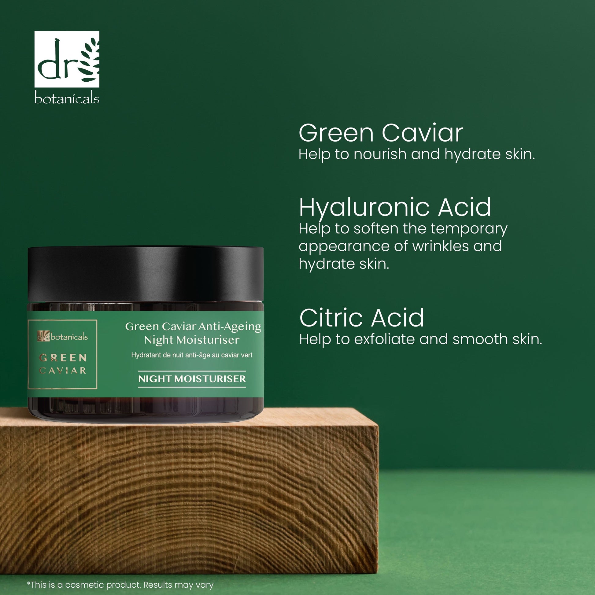 Green Caviar Night Cream and Mask