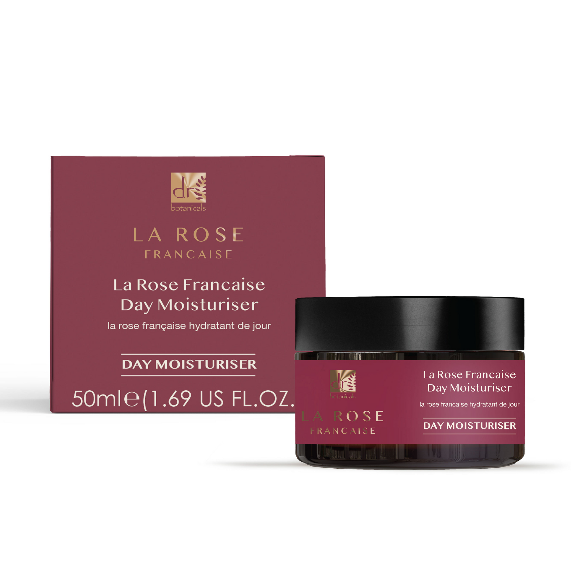 La Rose Francaise Day Moisturiser Night Moisturiser and Facial Serum Trio