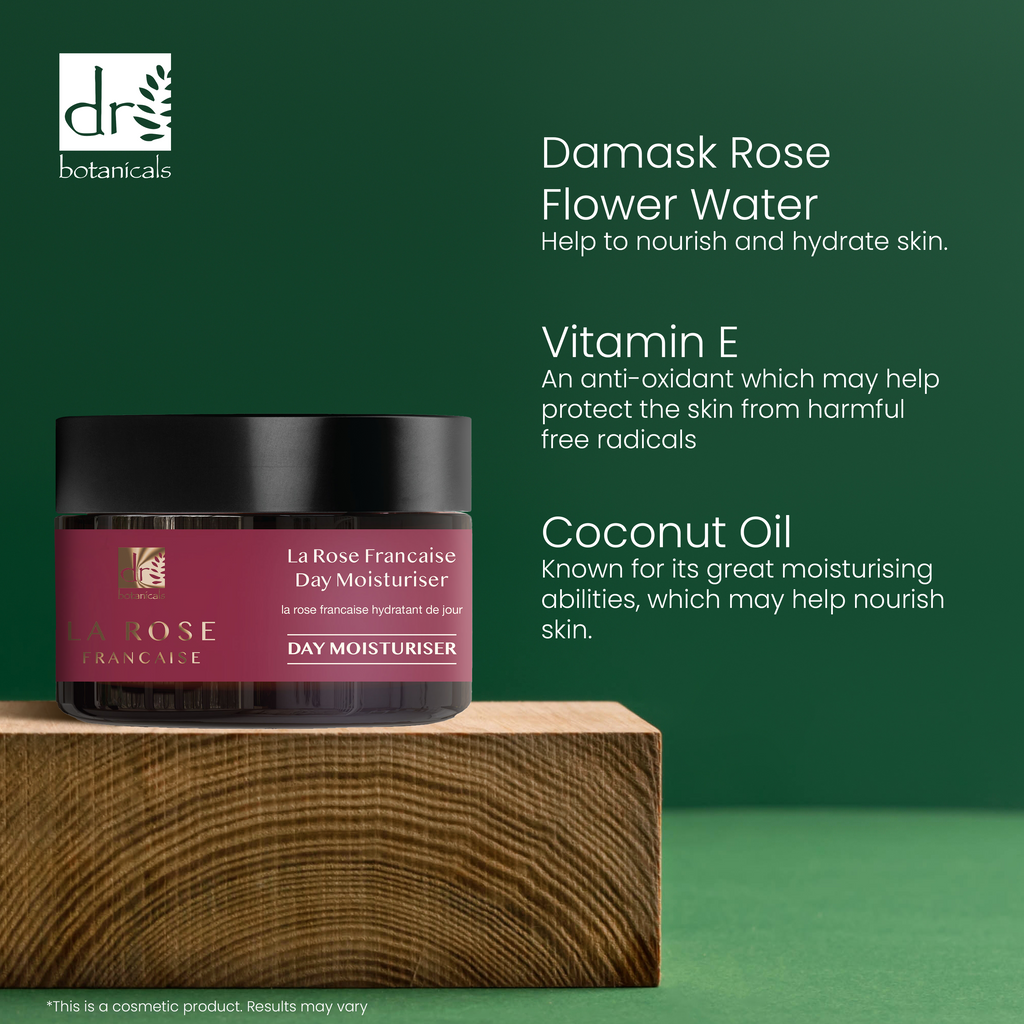 La Rose Francaise Day Moisturiser Night Moisturiser and Facial Serum Set
