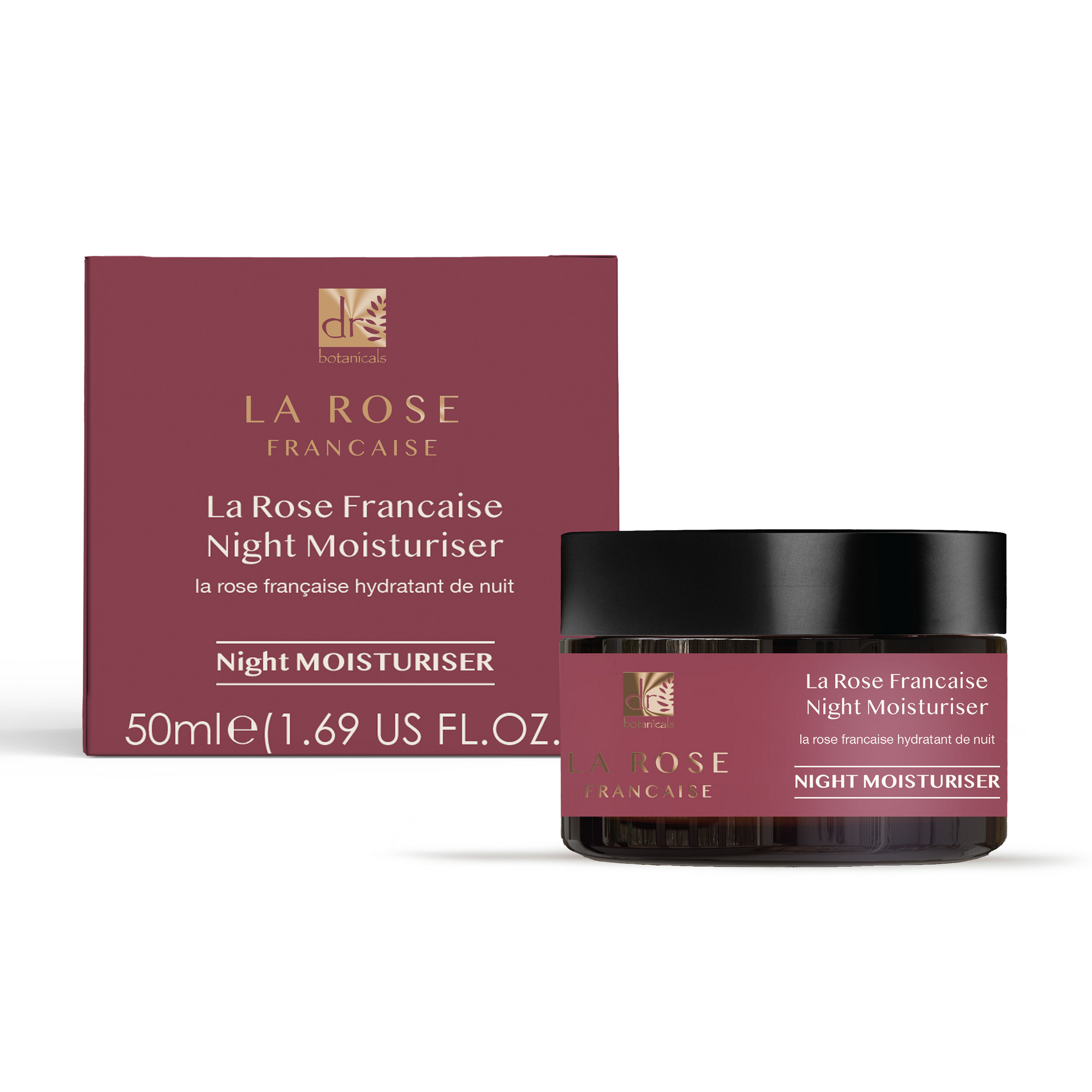 La Rose Francaise Day Moisturiser Night Moisturiser and Facial Serum Set