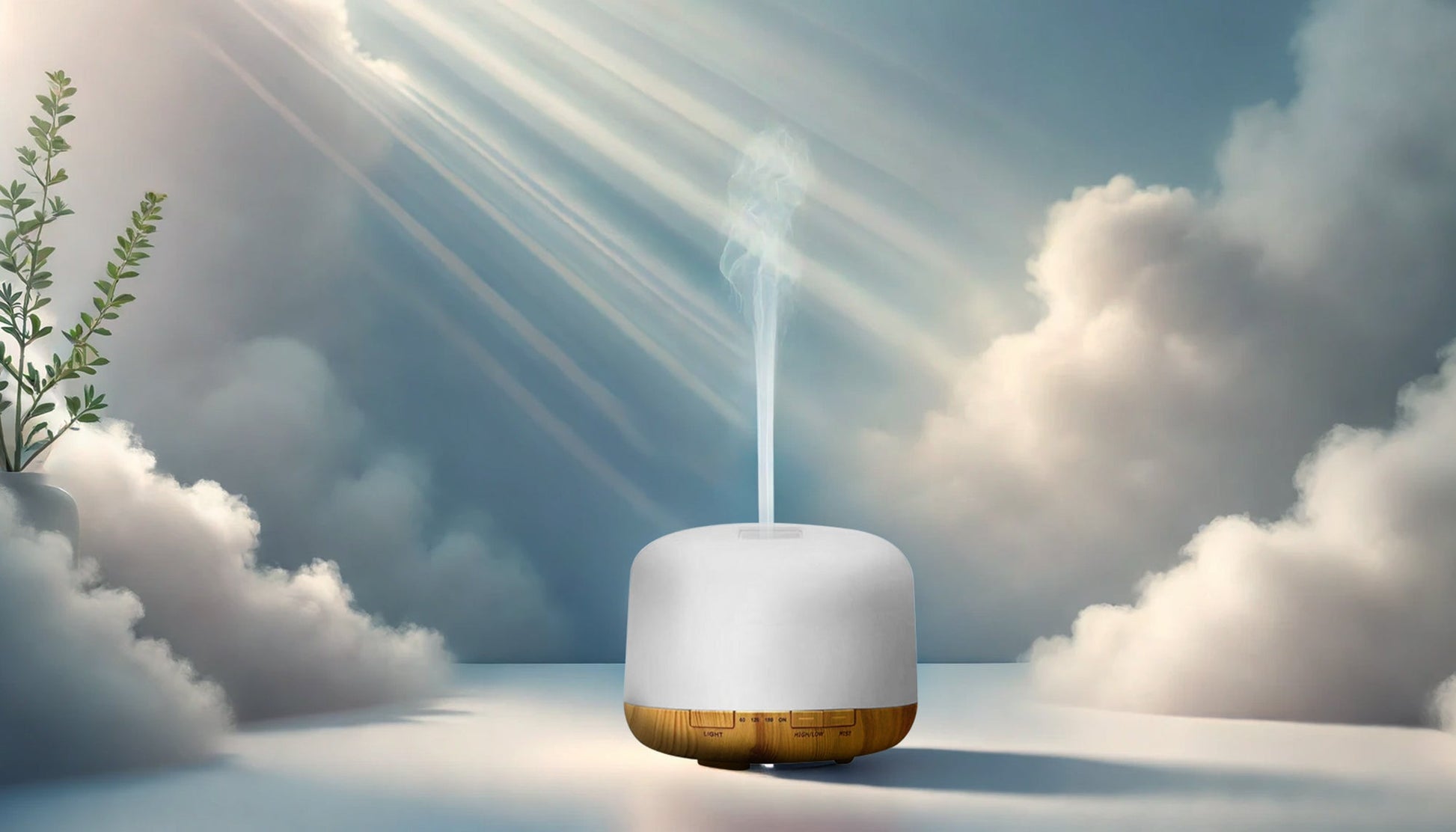 Wood Grain Aroma Diffuser with USB