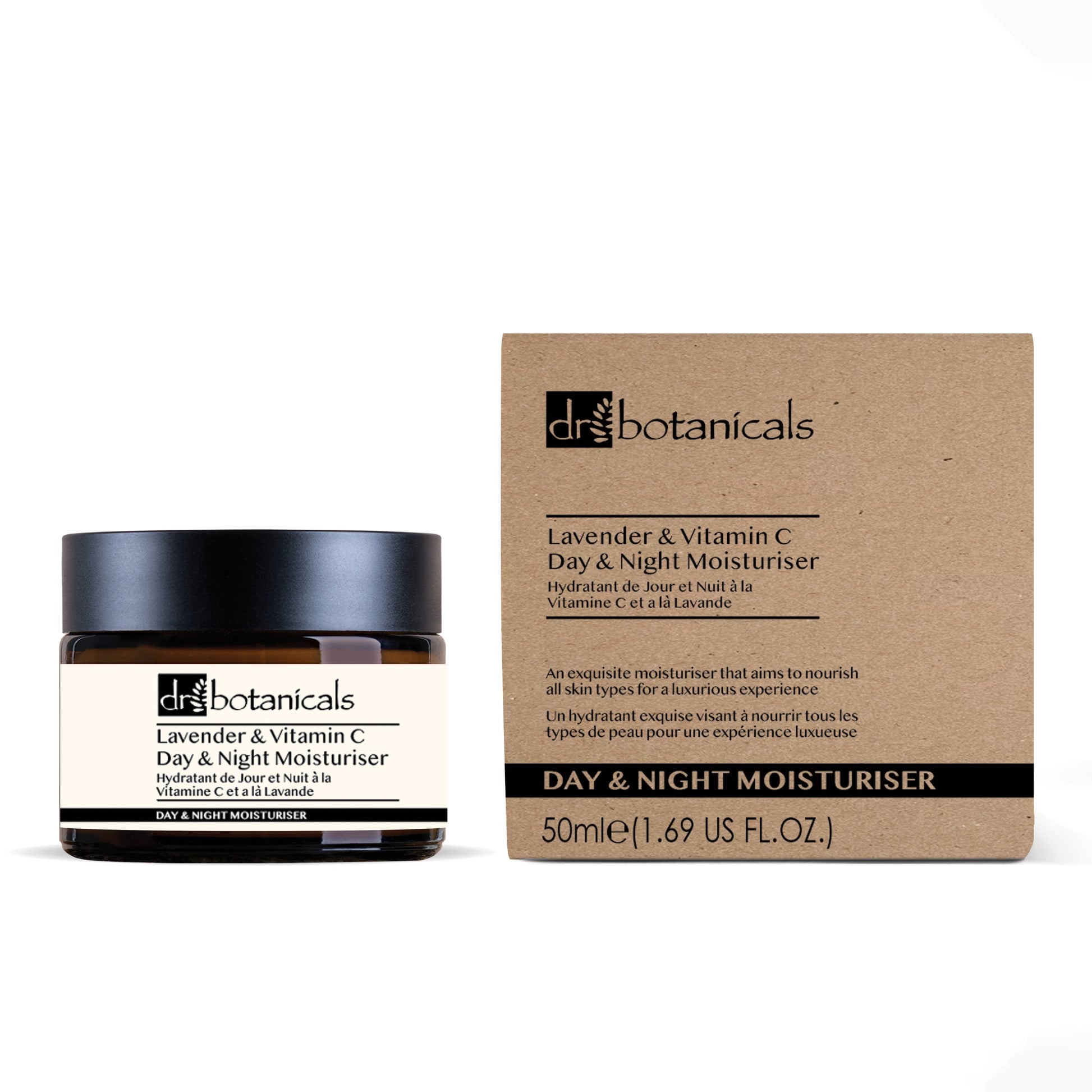 Tea Tree Facial Scrub with Lavender and Vitamin C Day Night Moisturiser Set