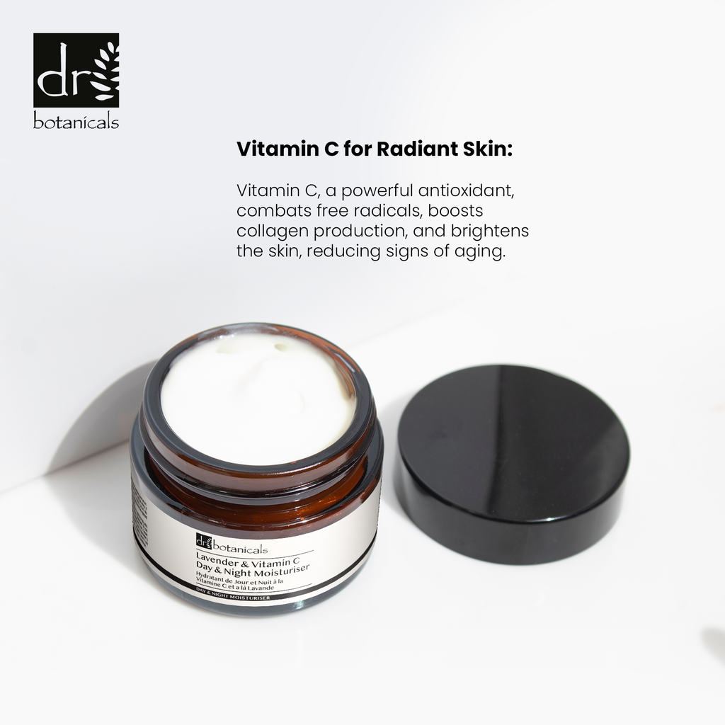 Tea Tree Facial Scrub with Lavender and Vitamin C Day Night Moisturiser Set