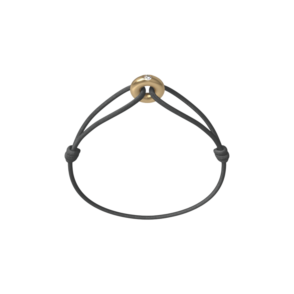 Mini Golden Soho Diamond Cord Bracelet