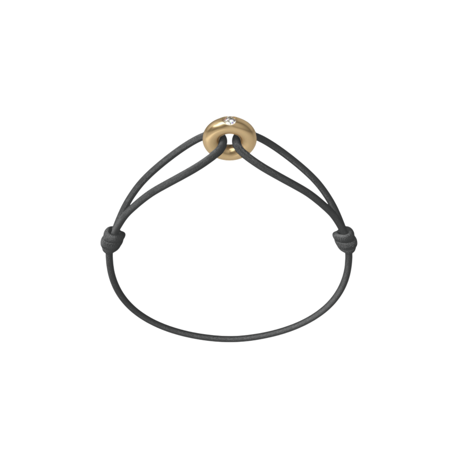 Mini Golden Soho Diamond Cord Bracelet