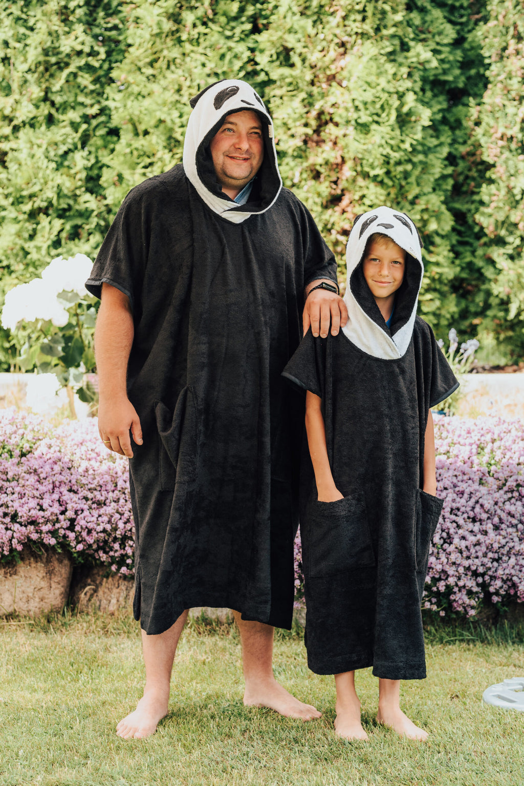 Toddler Bamboo Terry Poncho – Hooded & Pocketed for Warmth by RÄTT at brixbailey.com