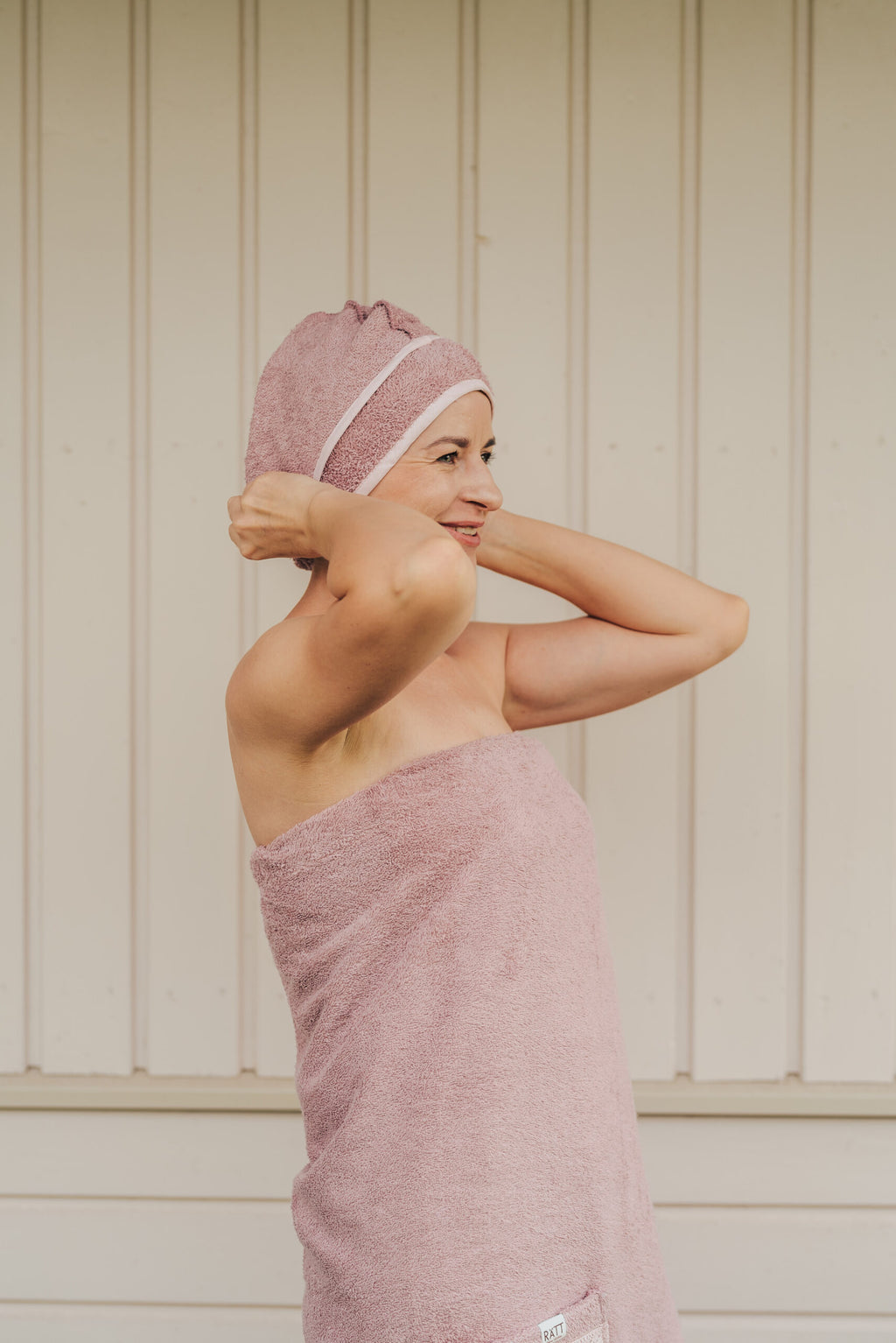 Luxurious Bamboo Terry Hair Wrap – Soft & Absorbent by RÄTT at brixbailey.com