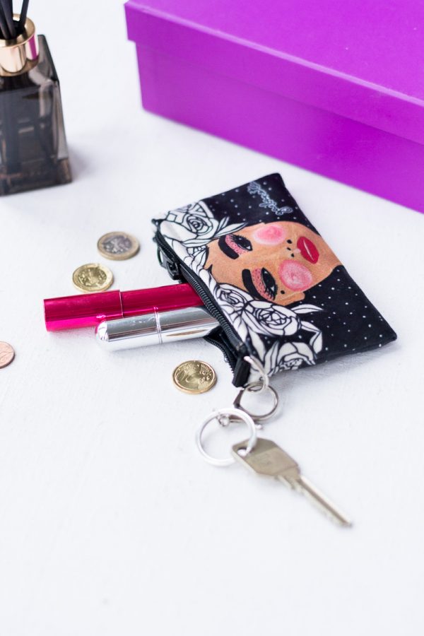 Luxurious Garbanota Velour Key Pouch – Secure & Artistic by Garbanota at www.brixbailey.com