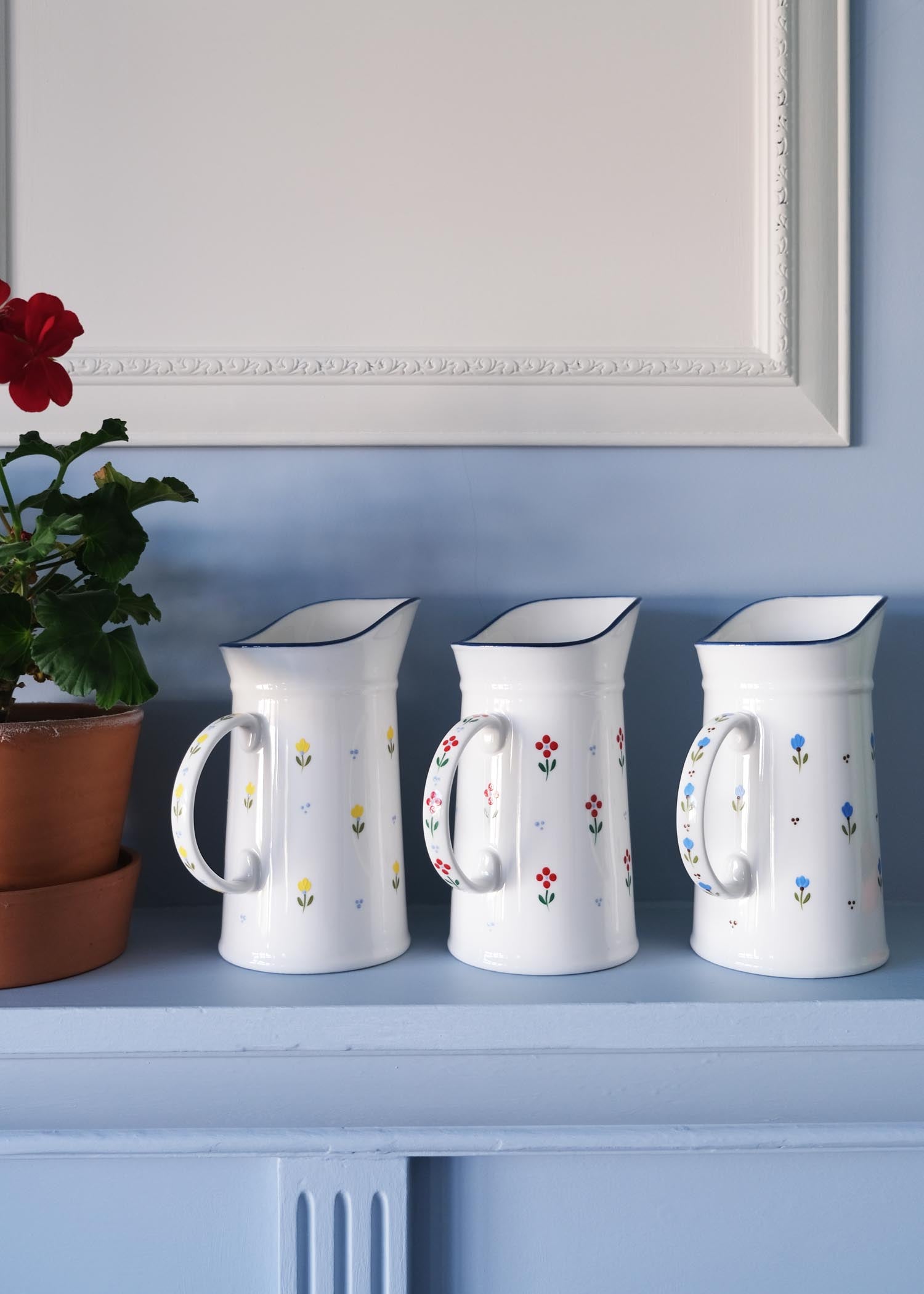 Yellow Tulip Ceramic Jug
