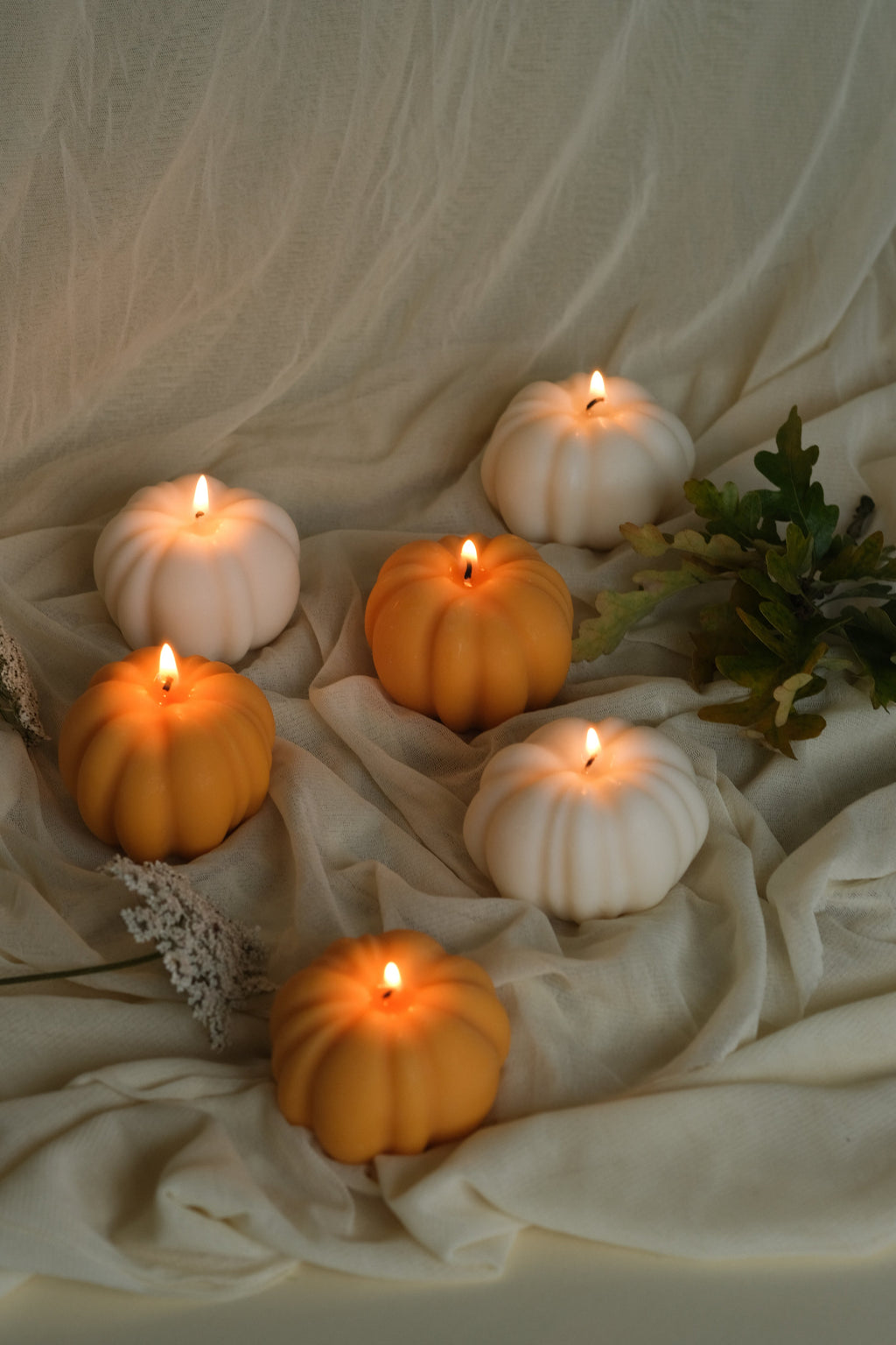Pumpkin Shaped Candle in Pumpkin Spice