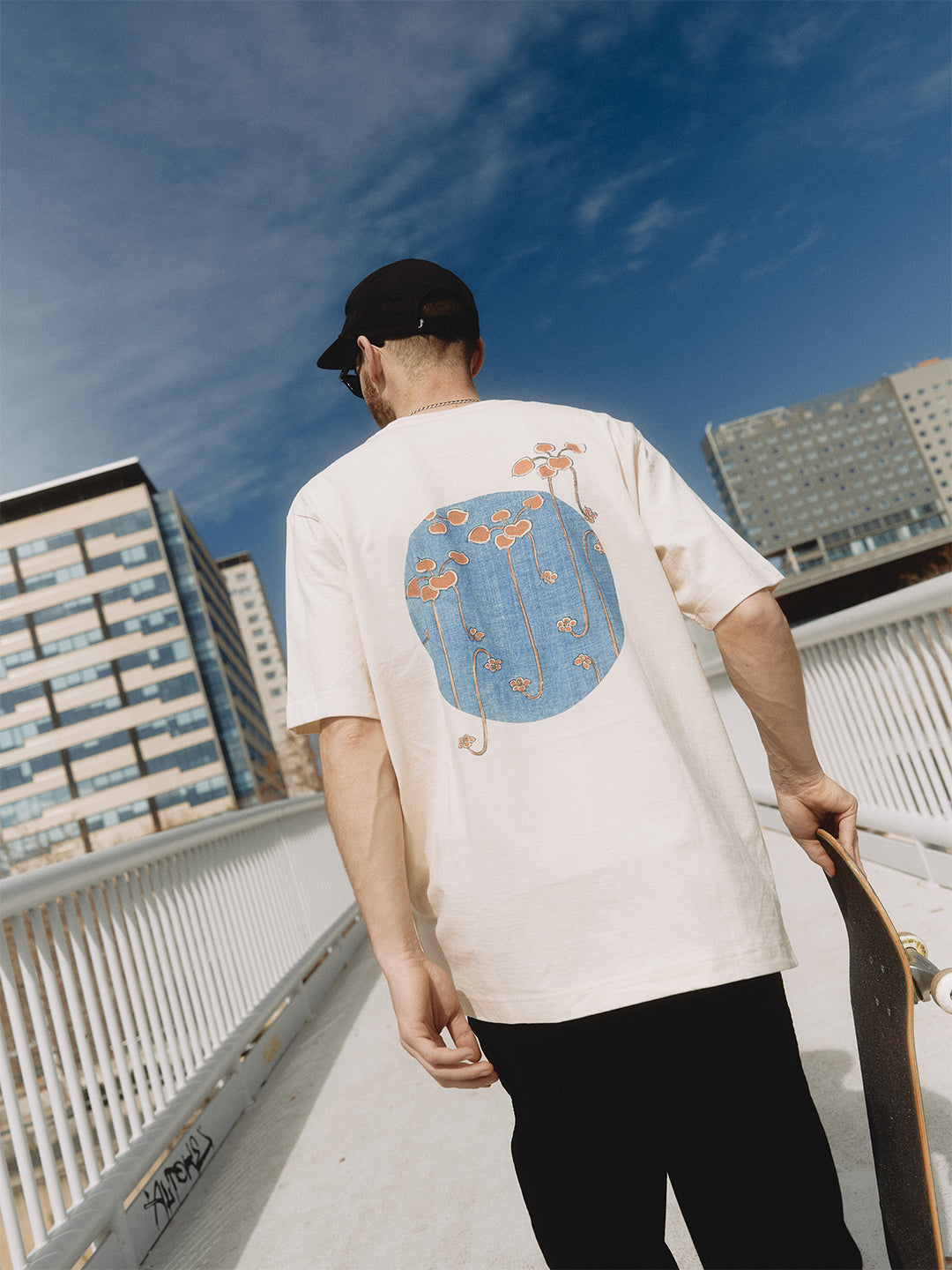 Watanabe Seitei Vine Illustration Organic Cotton Shirt - Eco-Friendly & Artistic by Hopera at www.brixbailey.com
