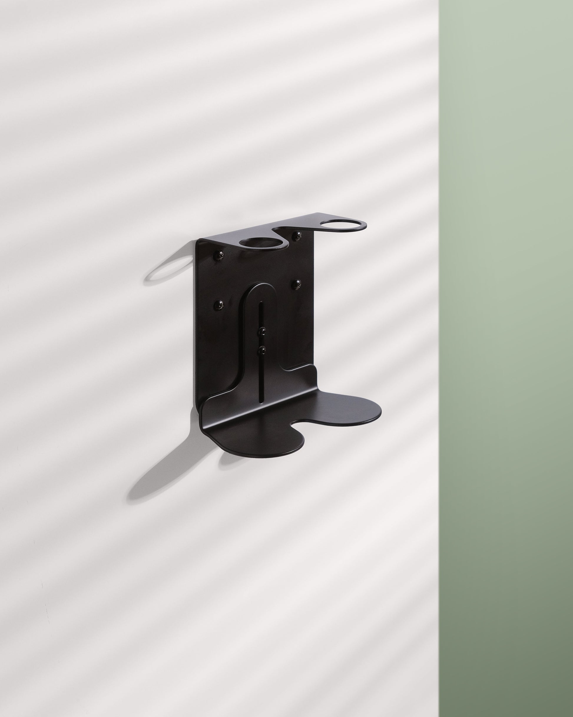 Black Double Bottle Holder for Bathroom Storage