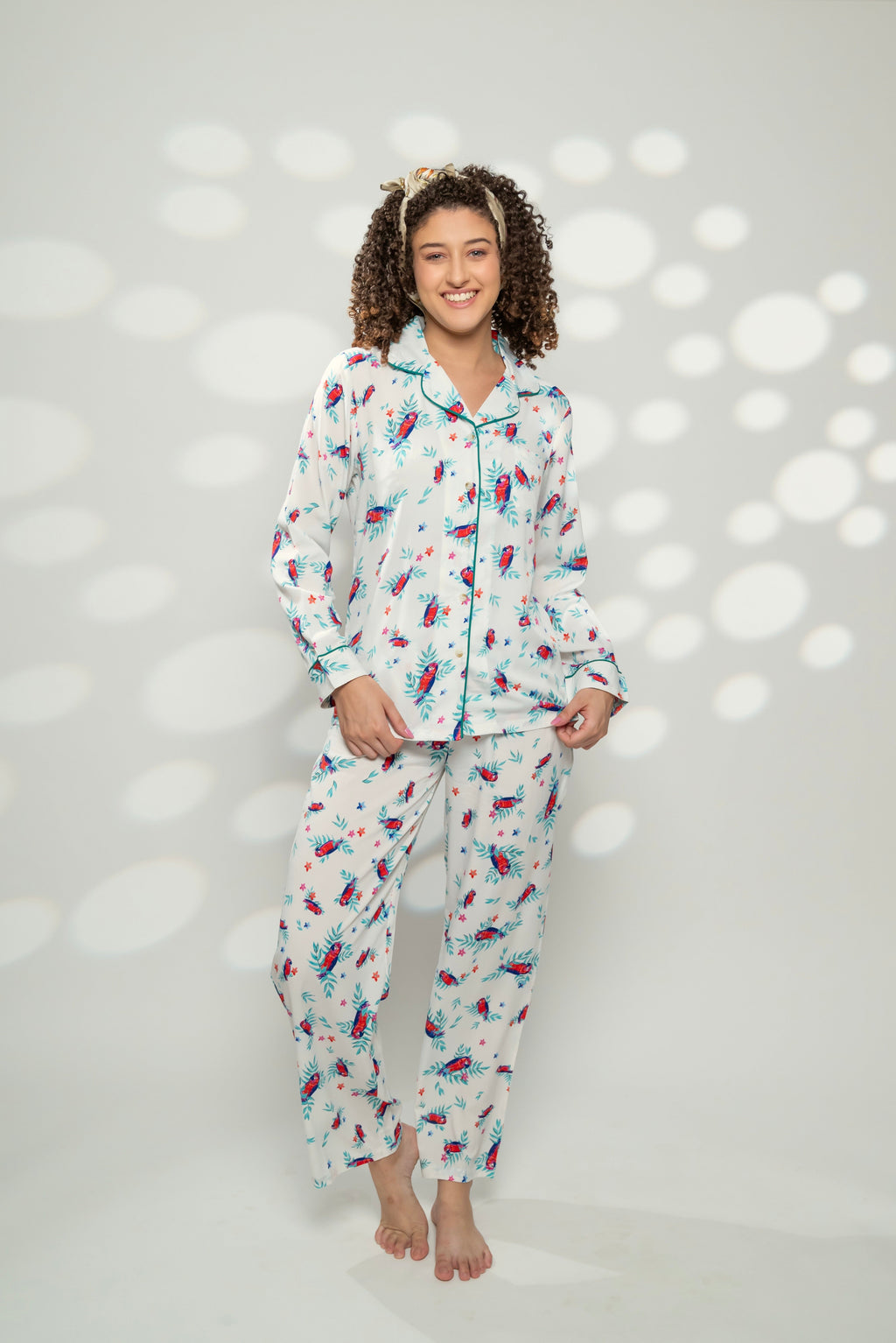 Parrots of the Night Pyjamas