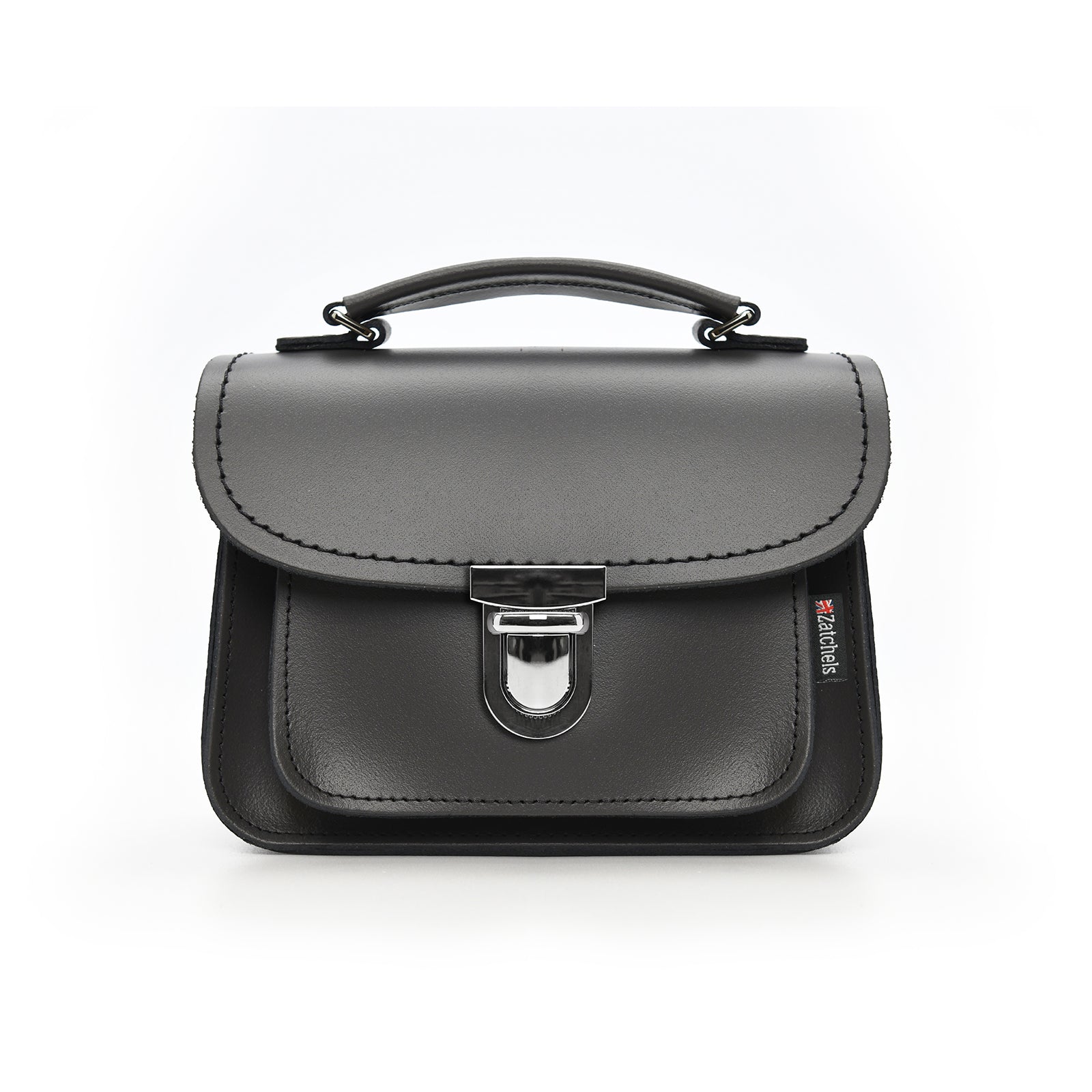 Luna Handmade Leather Bag in Graphite