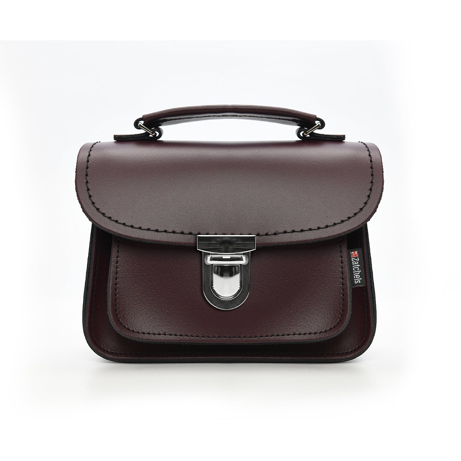Luna Handmade Leather Bag in Marsala Red