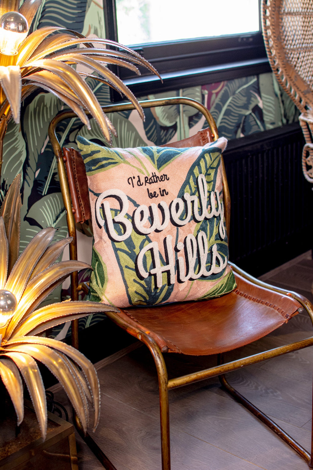 Beverly Hills Needlepoint Cushion 45x45cm