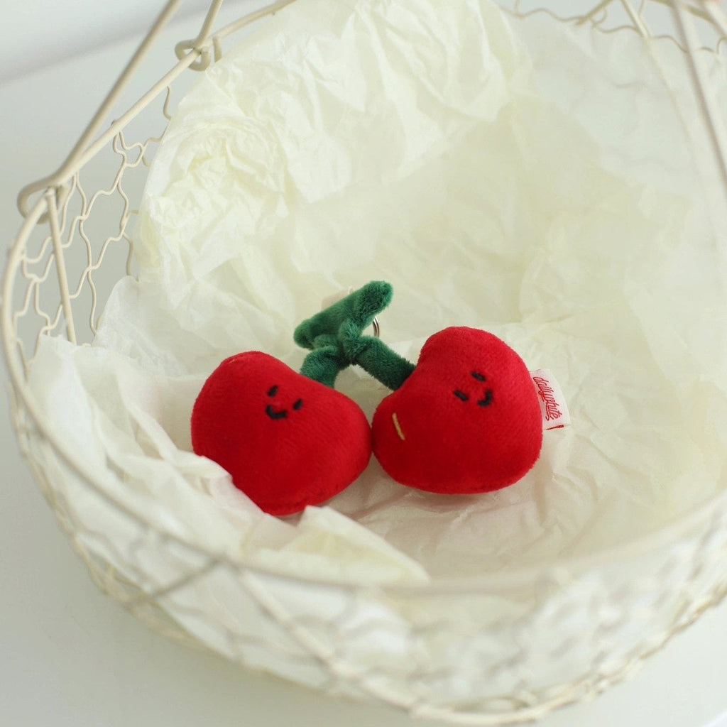 White Cherry Bag Charm