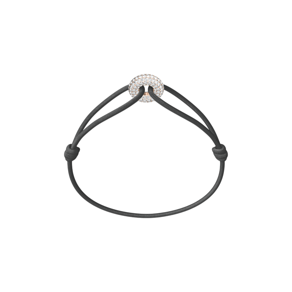 Mini Rose Soho Pave Cord Bracelet
