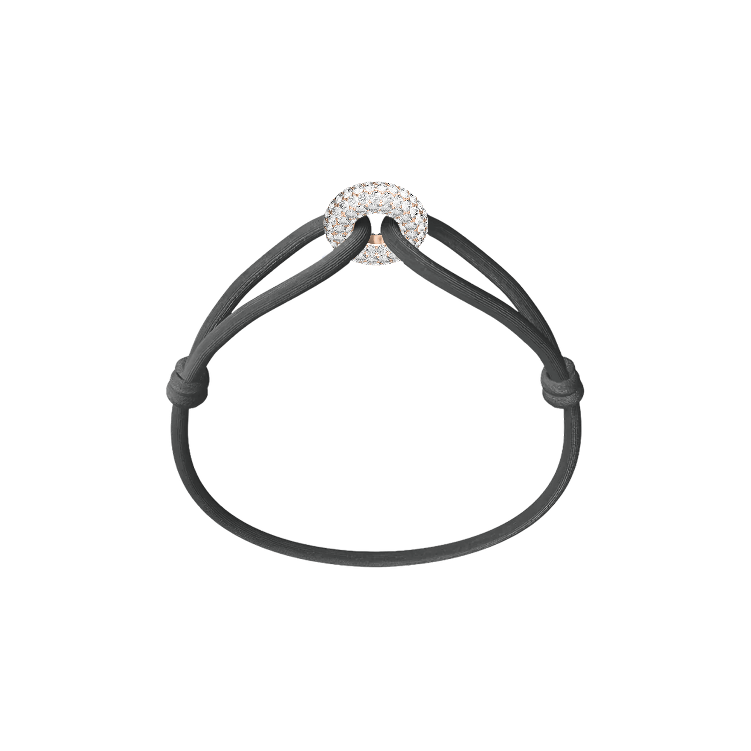 Rose Soho Pave Cord Bracelet