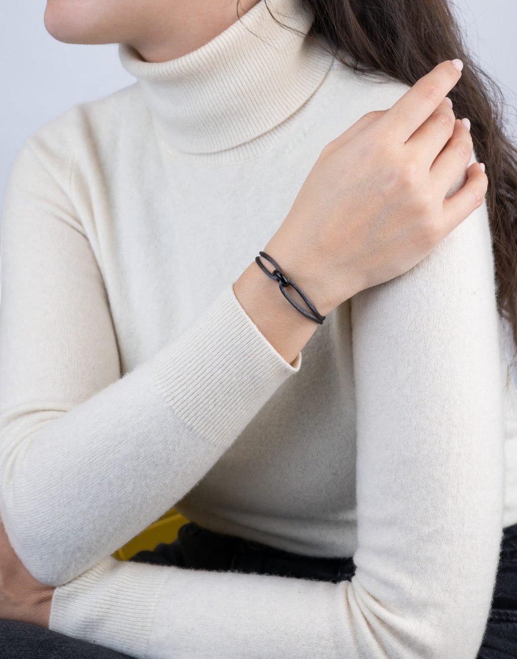 Black Onyx Cord Bracelet