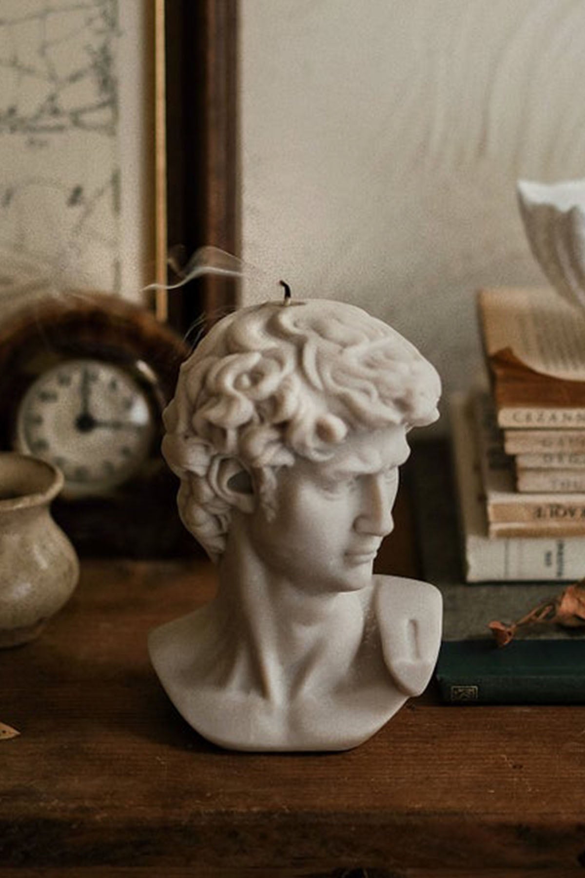 David Bust Scented Candle