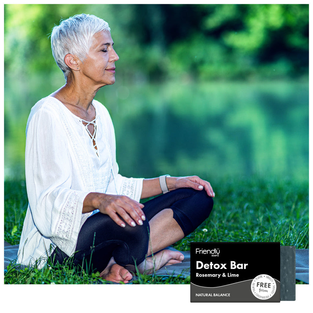 Activated Charcoal Detox Bar with Rosemary and Lime