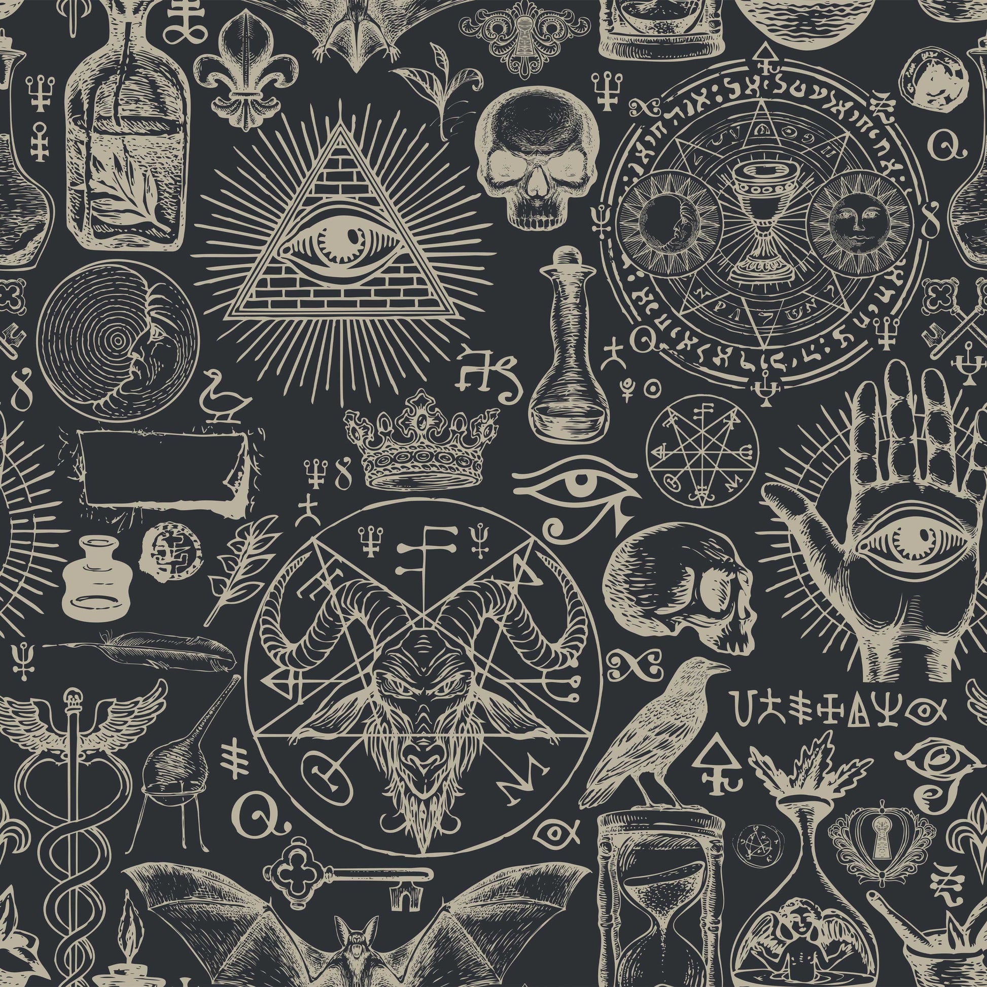 Diablo Gothic Occult Wallpaper