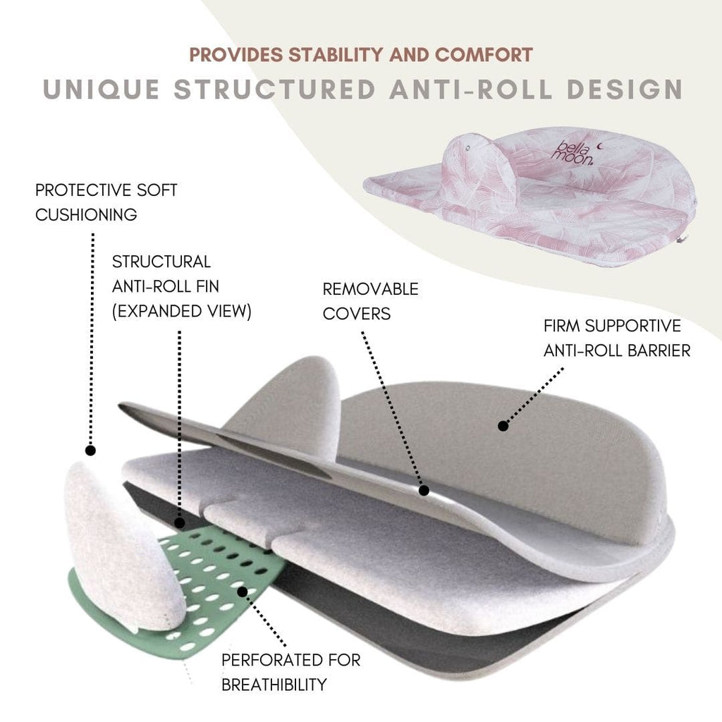 Lie Down Feeding Pillow with Anti Roll Support
