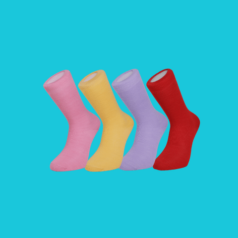 Merino Wool Socks 4 Pair Bundle Classic Light Colours