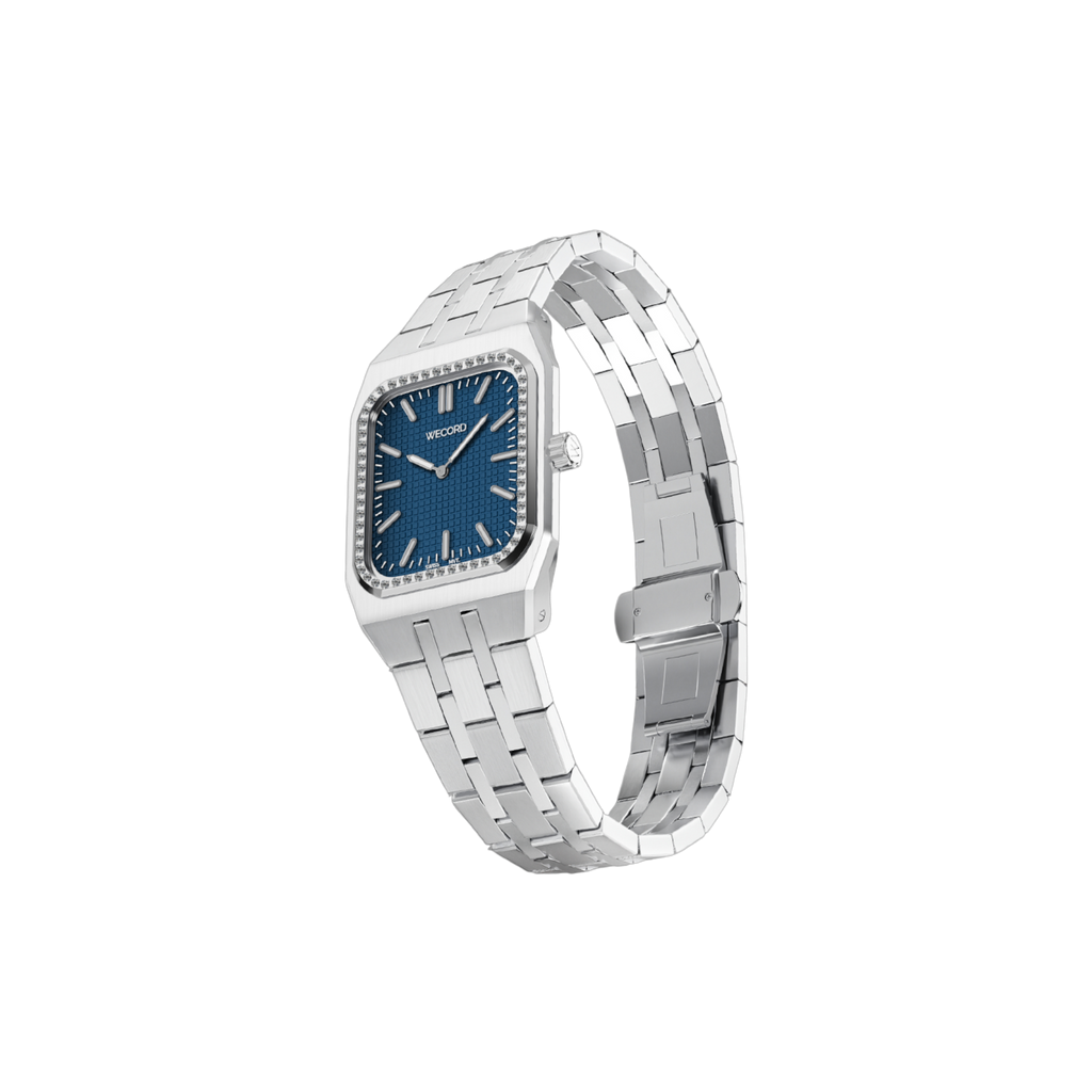 Small Diamond Watch in Stainless Steel
