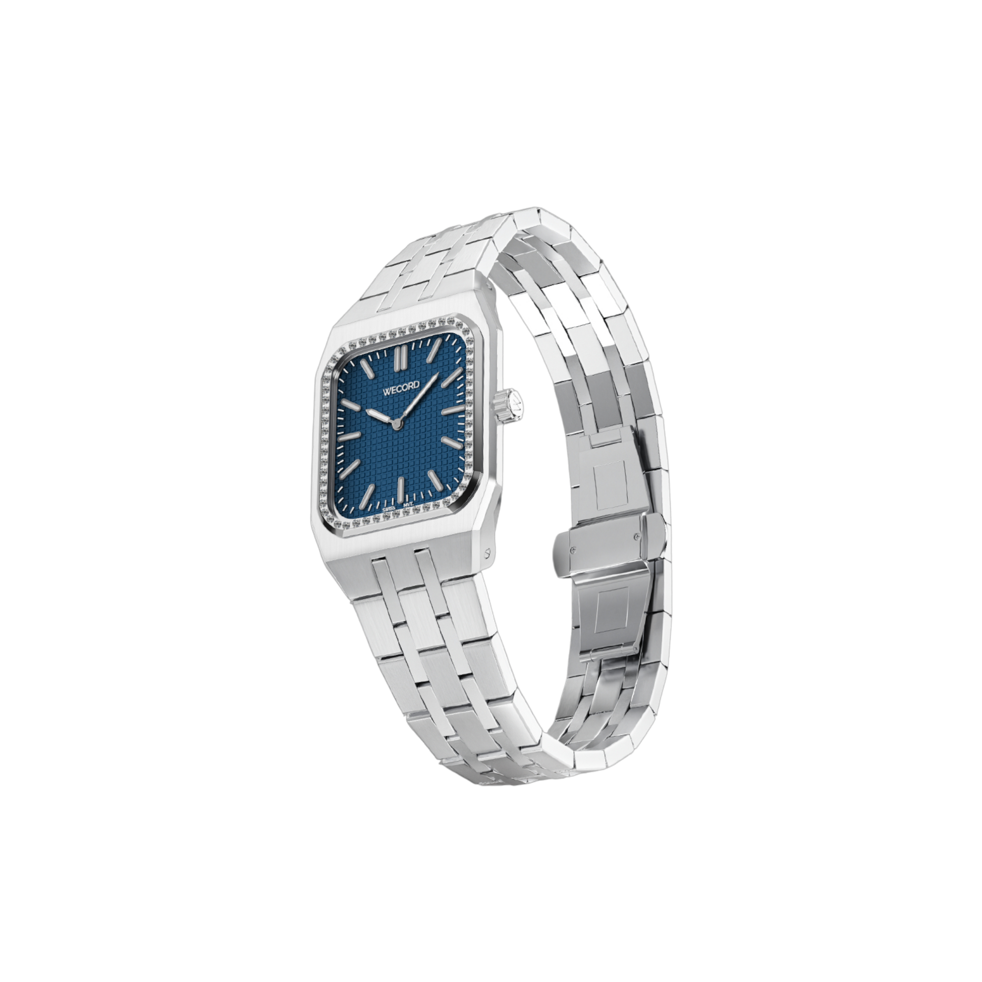 Small Diamond Watch in Stainless Steel