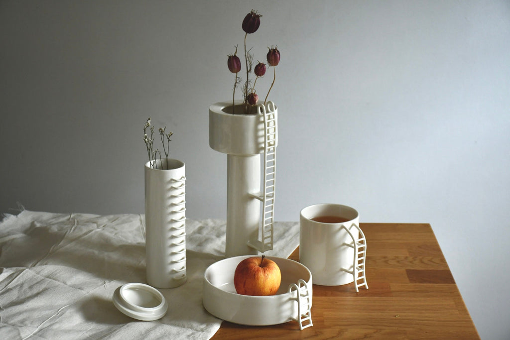 Ladder Porcelain Vase
