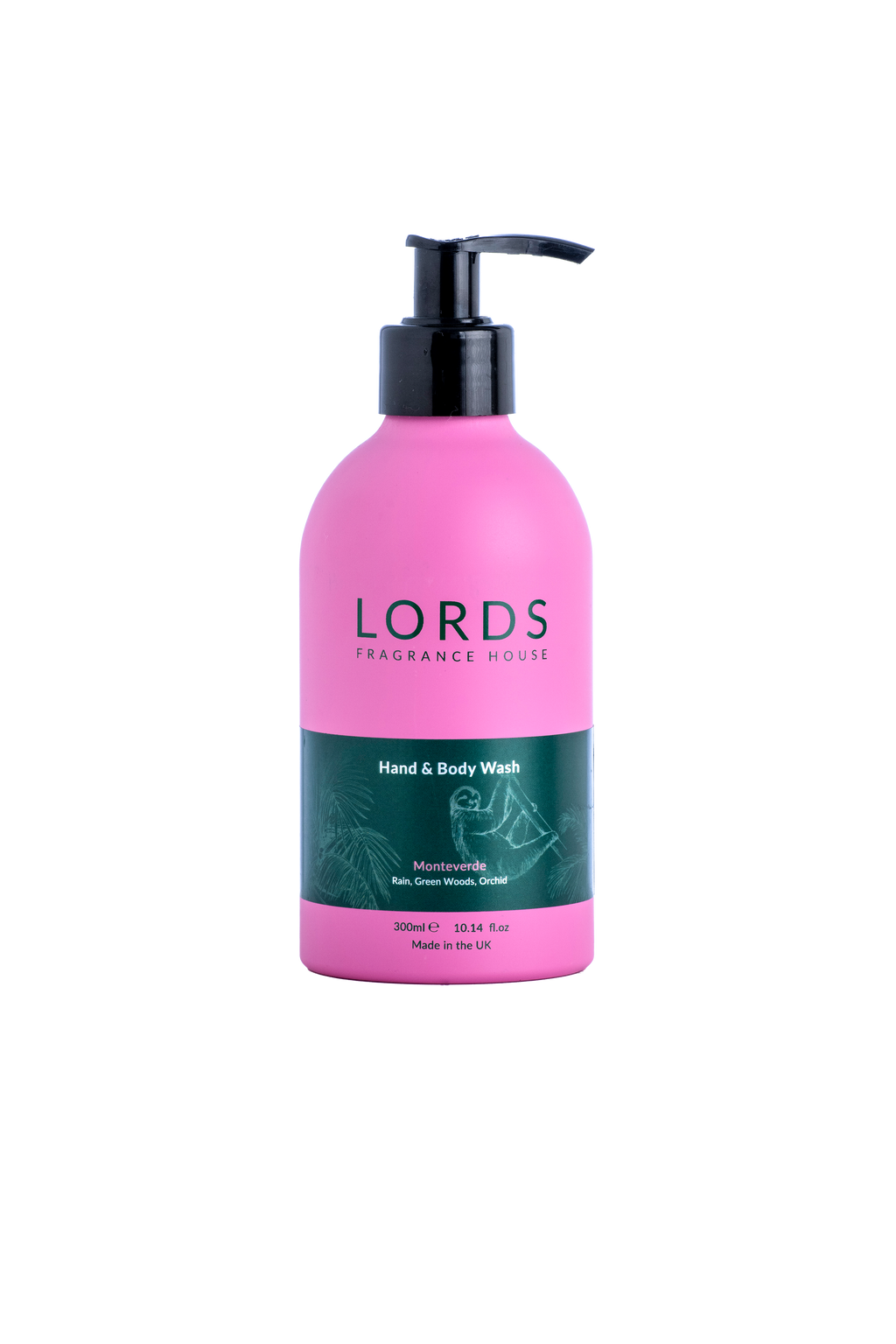 Pink Hand and Body Wash in Aluminium Bottle
