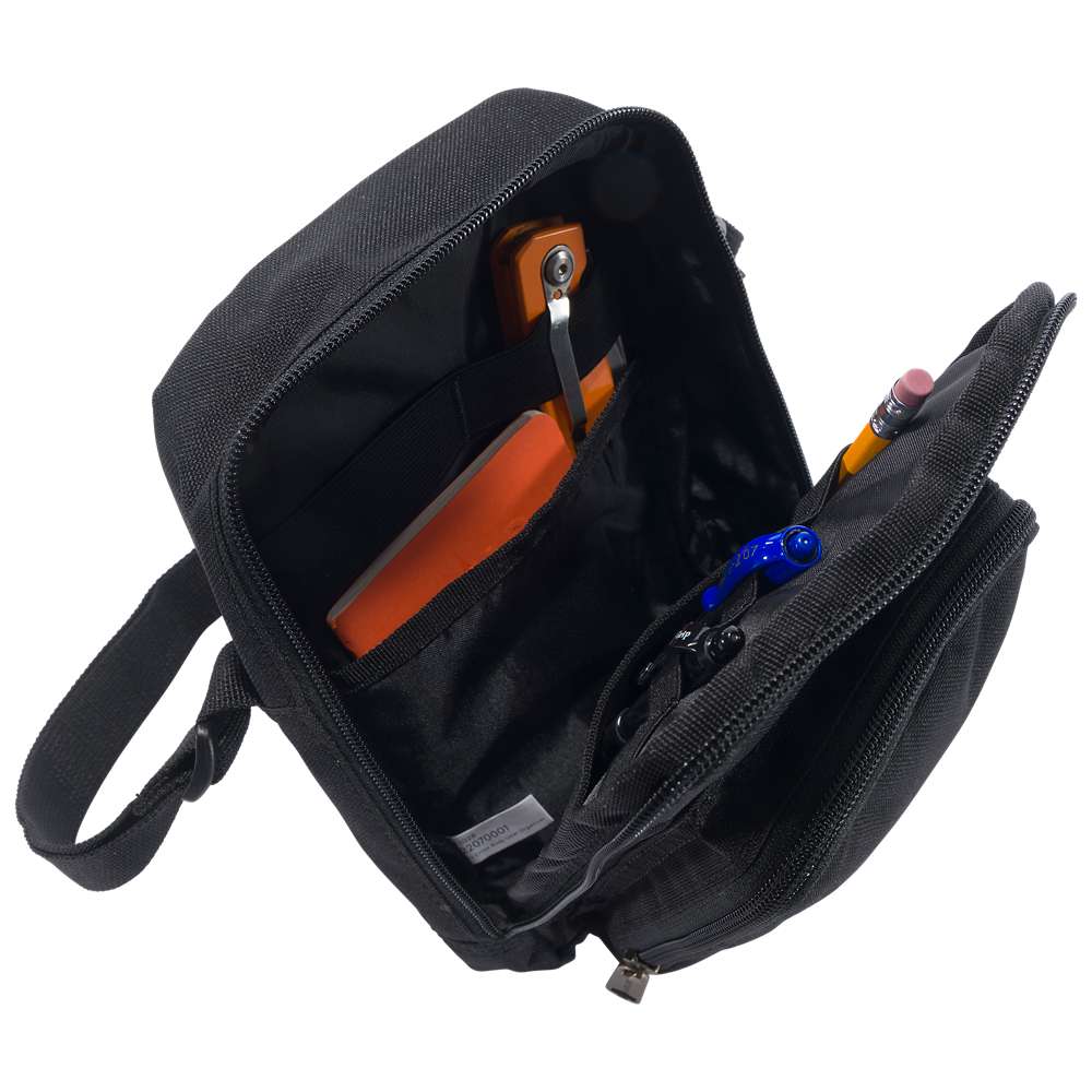 Crossbody Zip Bag with Water Repellent Finish