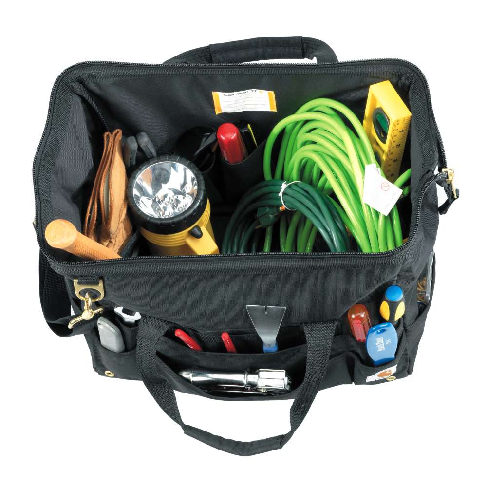 16 inch 30 Pocket Tool Bag with Water Resistant Finish