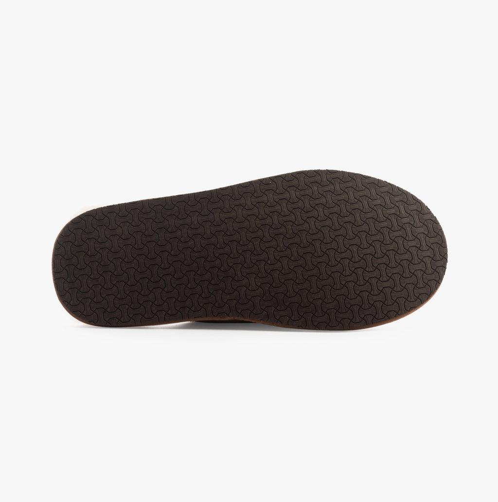 Sheepskin Mens Slippers Chestnut
