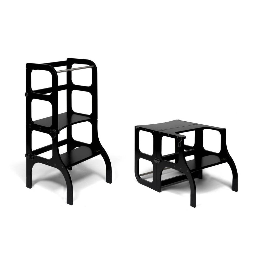 Encourage Child Independence with Montessori-inspired STEP’n’SIT® Helper Tower and Table - Safe & Innovative Design by Ette Tete at www.brixbailey.com