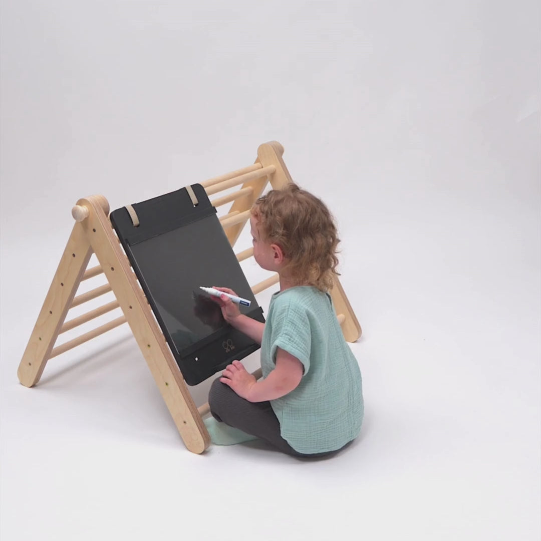 Drawing Blackboard for Kids – Dual-Sided & Montessori Inspired by Ette Tete at www.brixbailey.com