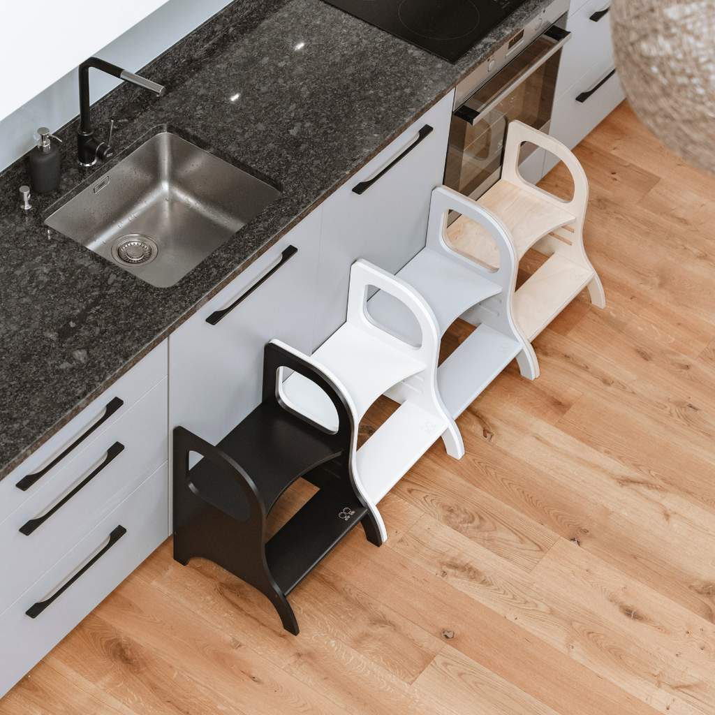 MIIMO Adjustable Height Step Stool – Safe & Versatile for Kids by Ette Tete at www.brixbailey.com