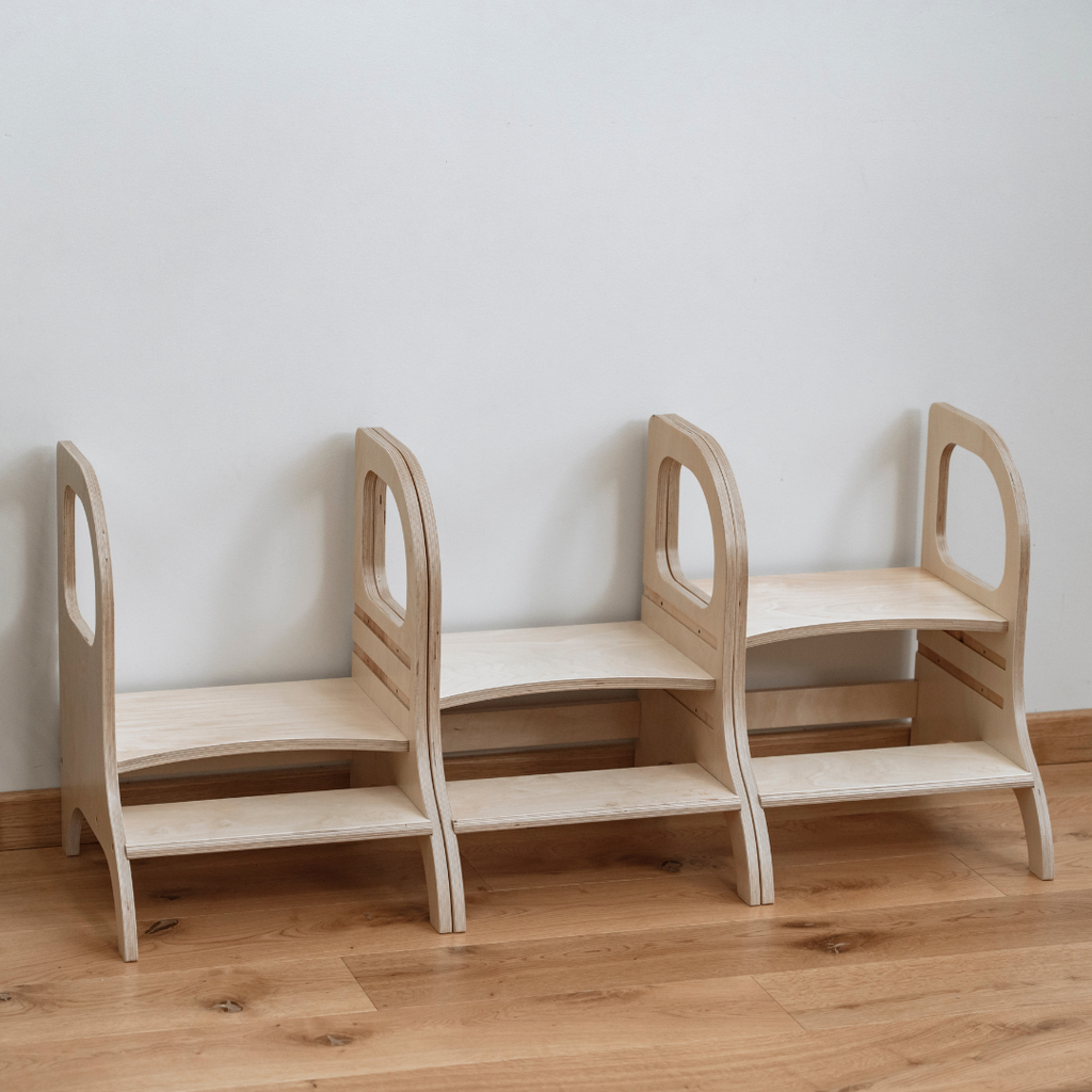 MIIMO Adjustable Height Step Stool – Montessori Inspired & Safe by Ette Tete at www.brixbailey.com
